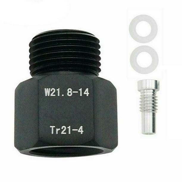 TR21-4 to W21.8 Soda Stream CO2 Adapter to Homebrew Beer Keg/Aquarium Regulator TR21-4 to W21.8 Soda Stream CO2 Adapter to Homebrew Beer Keg/Aquarium Regulator